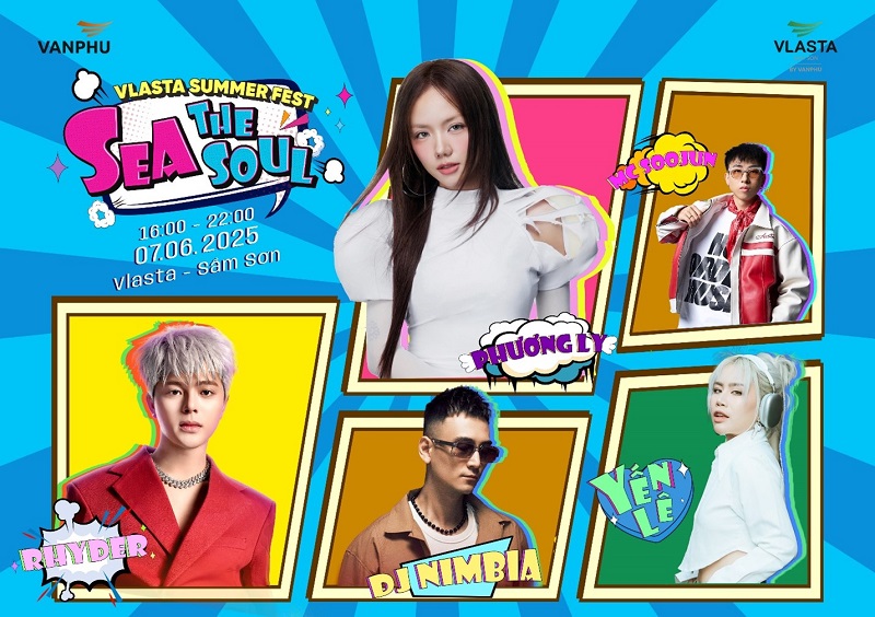 Vlasta Summer Fest - Đại nhạc hội hot nhất hè này tại Sầm Sơn